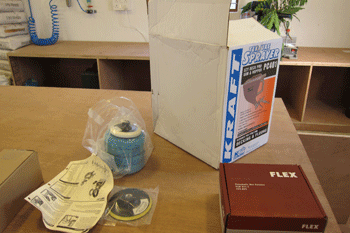 Imported_from_the_US tools for concrete countertop making imported to India from the US