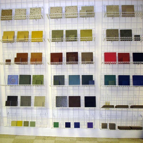 colorful concrete countertop samples