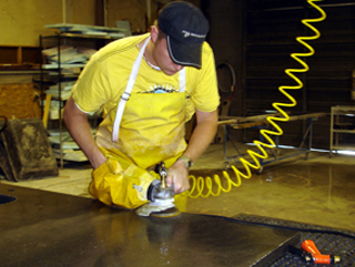 What Is the Best Way to Use Wet Grinders on Concrete Countertops?