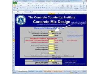 Concrete Countertop Mix Design Free Training