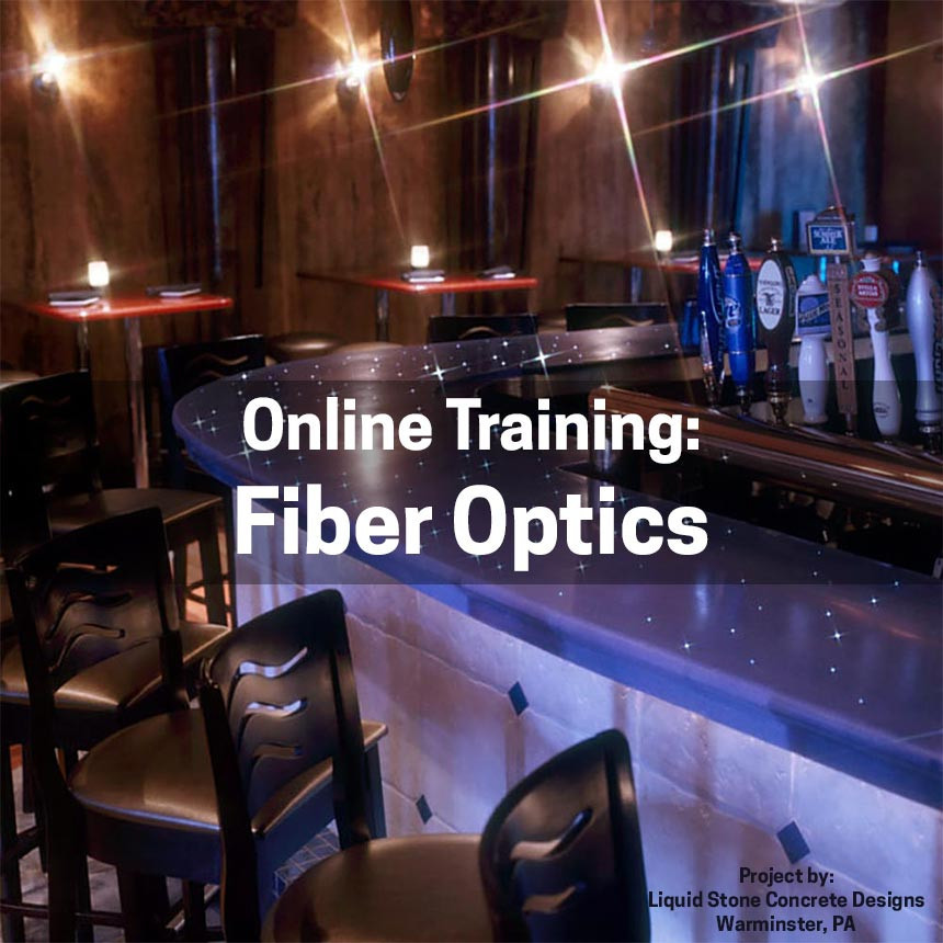 Fiber Optics in Concrete Countertops
