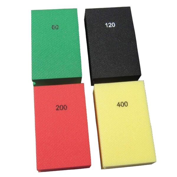 hand pad for polishing concrete countertops set of 4