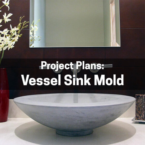 how to make concrete vessel sink