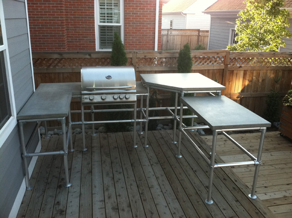 DIY-concrete-countertop-outdoor-kitchen-Willis-Level-1 DIY concrete countertop outdoor kitchen by Willis