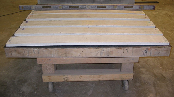 curling concrete beams